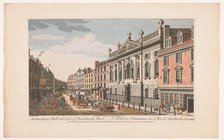 View of Ironmongers' Hall on Fenchurch Street in London
, 1753. Creator: Thomas Bowles.