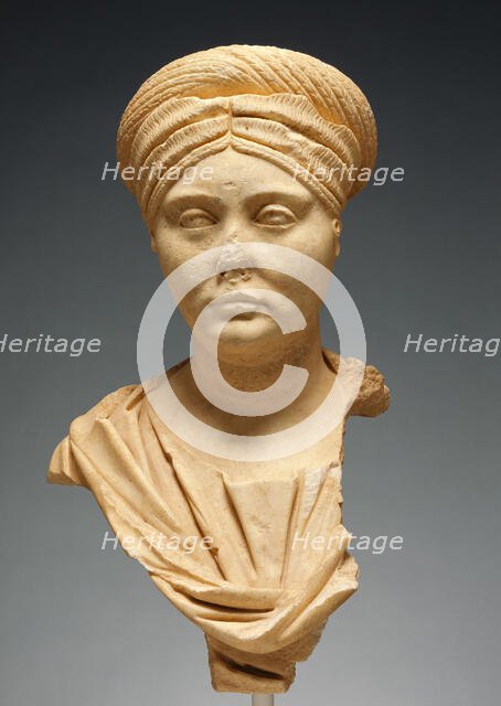 Portrait Bust of a Roman Matron, A.D. 140-150. Creator: Unknown.
