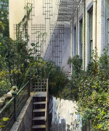 "Flagstones," Charles Clinton Marshall house, 117 West 55th Street, New York, New York, 1922. Creator: Frances Benjamin Johnston.