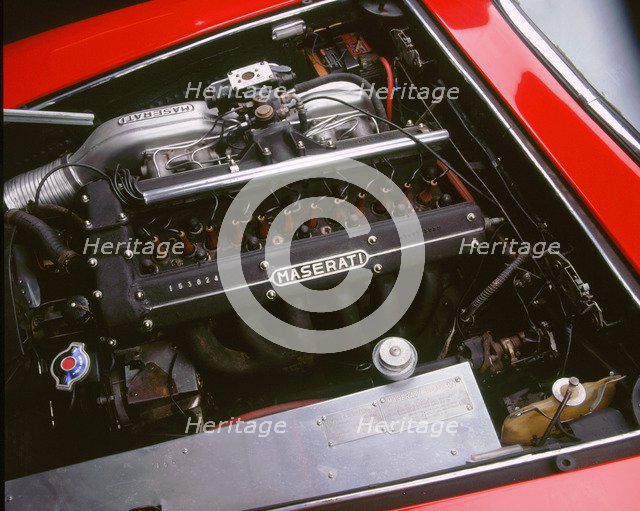 1964 Maserati Sebring 3500gt engine. Artist: Unknown.