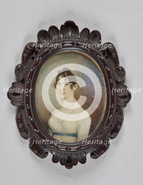 Miniature portrait of a lady, 1790-1804. Creator: Unknown.