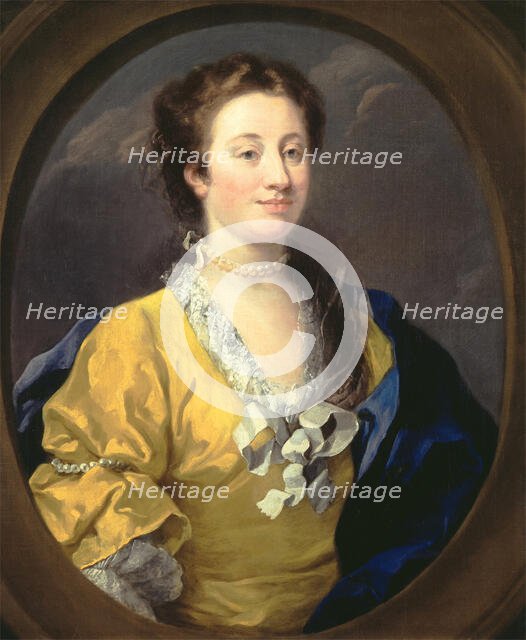 Portrait of a Lady, c1740. Creator: William Hogarth.