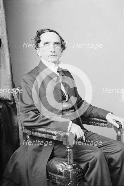 Rev. J.M. Randall, between 1855 and 1865. Creator: Unknown.