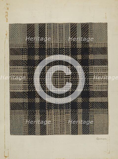 Coverlet, c. 1940. Creator: Cornelius Christoffels.