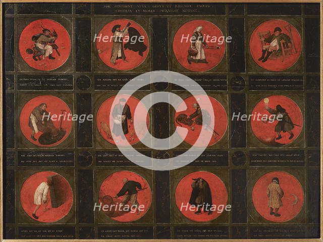 Twelve Proverbs, 1558. Creator: Bruegel (Brueghel), Pieter, the Elder (ca 1525-1569).