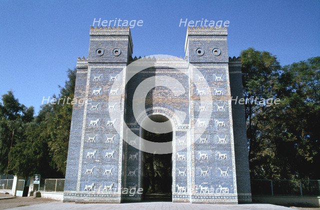 Ishtar Gate, Babylon, Iraq.