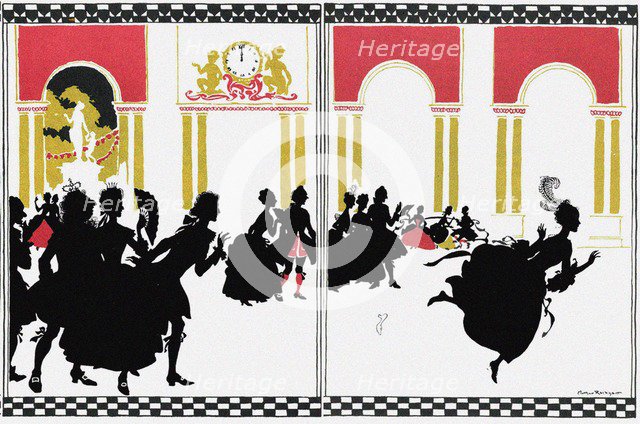 Illustration for Fairy Tale Cinderella. Artist: Rackham, Arthur (1867-1939)