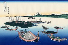 Tsukuda Island in Musashi Province, 1830-1833.  Creator: Hokusai, Katsushika (1760-1849).