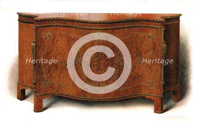 Inlaid Commode, 1907 (1908). Creator: Shirley Slocombe.