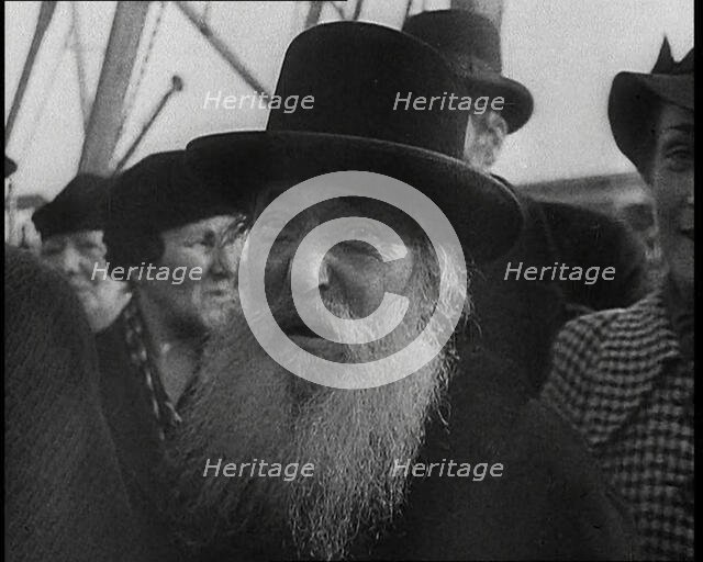 Exiles Arriving in the USA, 1930s. Creator: British Pathe Ltd.