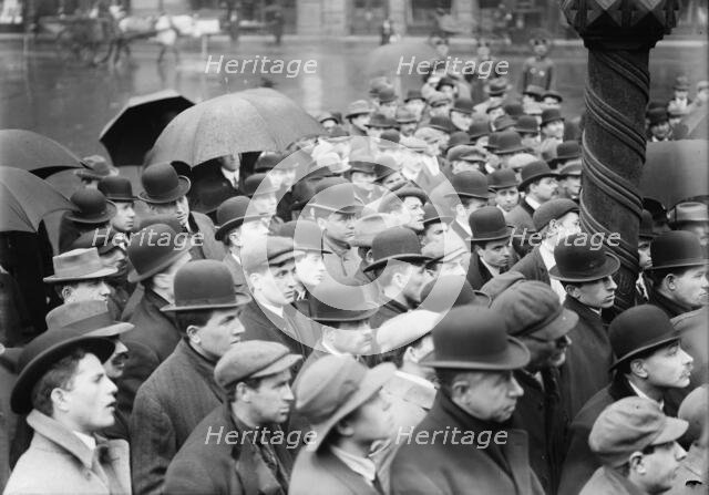 Lawrence strike meeting, New York, (1912?). Creator: Bain News Service.