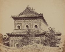 The Great Imperial Porcelain Palace Yuen Min Yuen, Pekin, October 18, 1860, 1860. Creator: Felice Beato.
