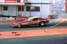 1994 Dragster racing at Santa Pod. Artist: Unknown.