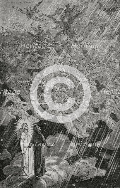 The Divine Comedy, (1307-1321): The Paradise, 1888.  Creator: Jean Edouard Dargent.