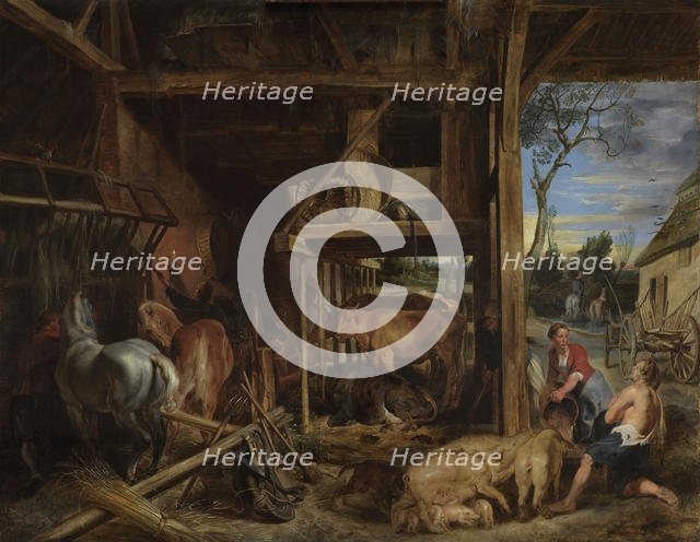 The prodigal son, 1618. Creator: Rubens, Pieter Paul (1577-1640).