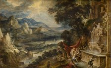 Landscape with Diana and Actaeon, c1590-1630. Creator: Kerstiaen de Keuninck.