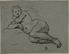 Reclining Nude, 1600/20. Creators: Domenico Tintoretto, Workshop of Tintoretto.