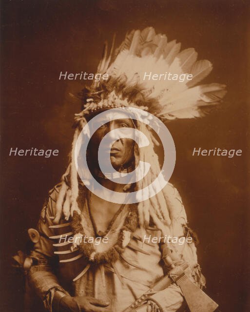 Weasel Tail-Piegan, c1900. Creator: Edward Sheriff Curtis.