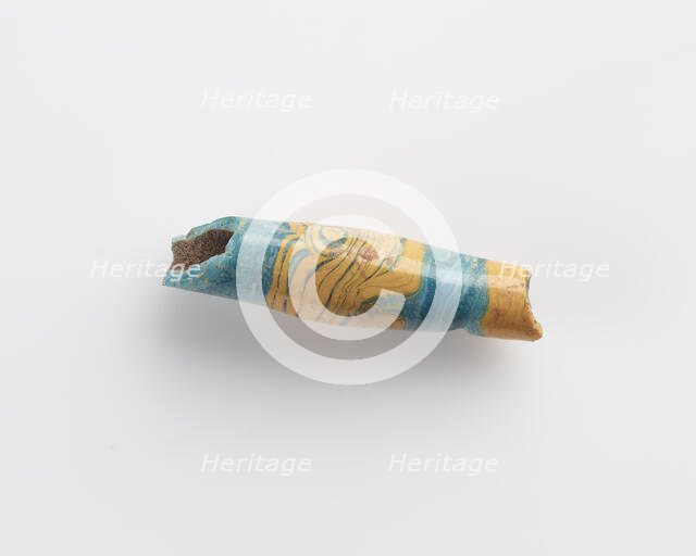 Bead, tubular: in a fragmentary state, 500-400 BCE. Creator: Unknown.