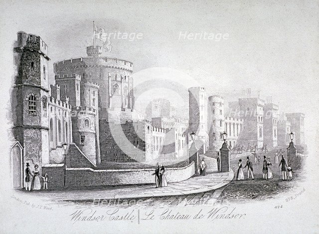 Windsor Castle, Berkshire, c1860 Artist: Anon