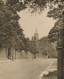 'Hampstead Church from Between the Leafy Walls of Frognal Lane', c1935. Creator: Donald McLeish.