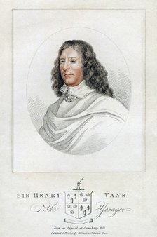 'Henry Vane the Younger', statesman and Member of Parliament, 1814. Artist: Unknown