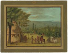 The Cheyenne Brothers Starting on Their Fall Hunt, 1861/1869. Creator: George Catlin.