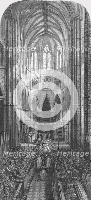 'A Wedding at the Abbey', 1872.  Creator: Gustave Doré.