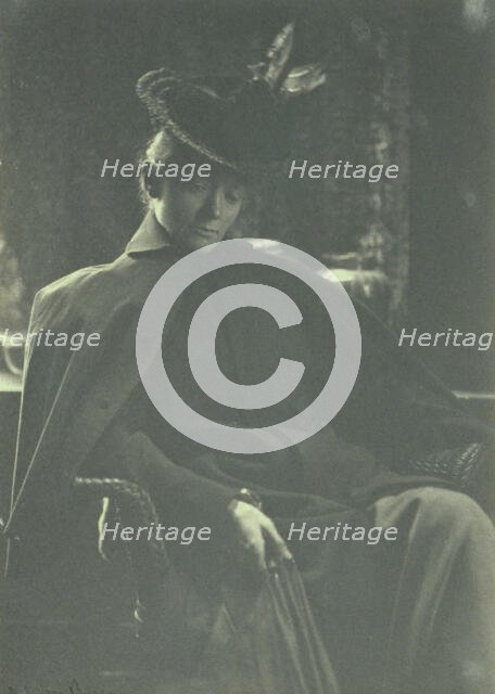 A rainy day , c1900. Creator: Amelia Van Buren.