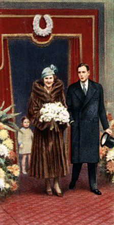 The marriage of the Duke and Duchess of Kent, November 1934, (c1935). Artist: Unknown