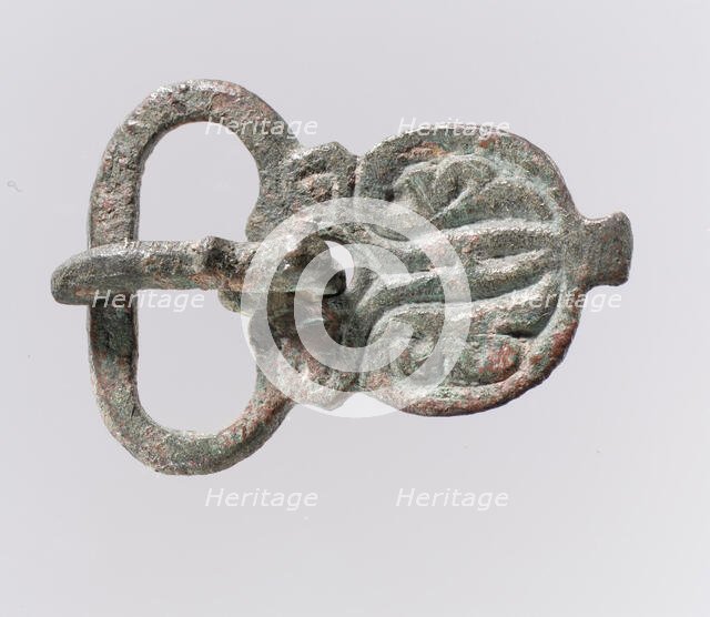 Buckle, Byzantine, 6th-7th century. Creator: Unknown.