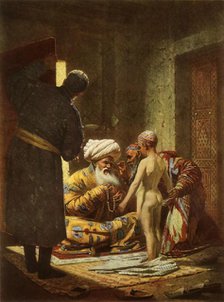 'The Sale of a Young Serf', 1872, (1965). Creator: Vasily Vereshchagin.