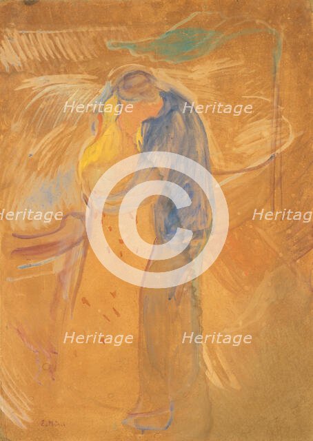 The Kiss, 1906-1907. Creator: Munch, Edvard (1863-1944).