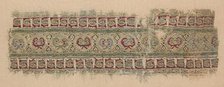 Fragment of Tiraz-Style Textile, 1100s. Creator: Unknown.