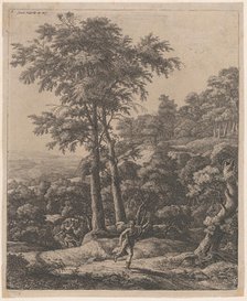 Apollo and Daphne, 17th century. Creator: Anthonie Waterloo.