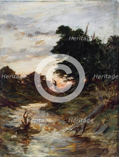 Day's Dying Glow - Study, c1873. Creator: Joseph Farquharson.