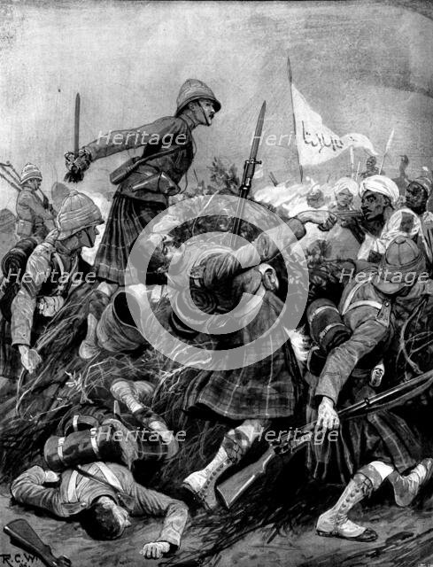 The Soudan Advance: the Seaforth Highlanders forcing Mahmud's Zareba in the Battle of Atbara, 1898. Creator: Unknown.