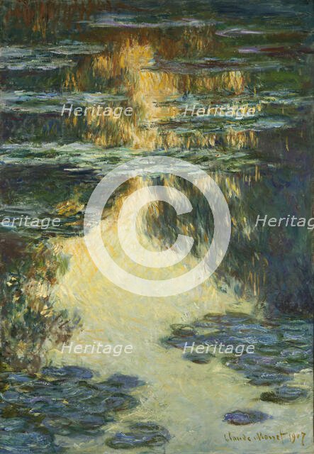 Water Lilies, 1907. Creator: Monet, Claude (1840-1926).