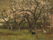 Blossoming Tree in an Orchard, c.1873-c.1903. Creator: George Poggenbeek.