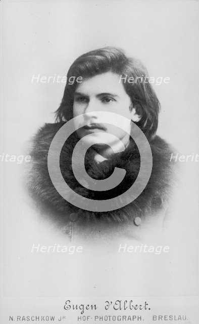 Portrait of the composer Eugène d'Albert (1864-1932).