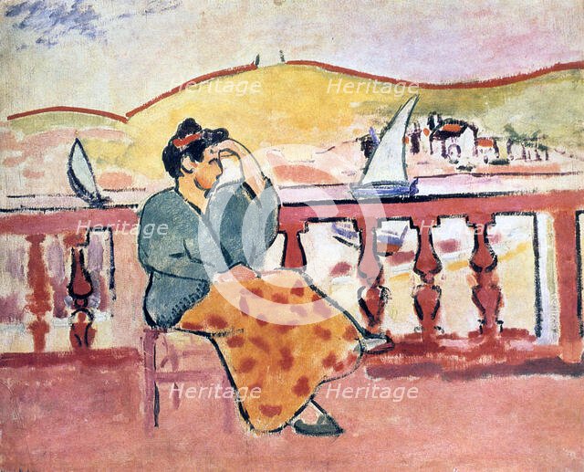 'Woman on a Terrace', 1907. Creator: Henri Matisse.