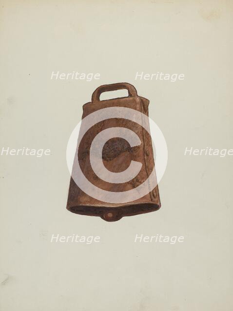 Cow Bell, c. 1940. Creator: Georgina King.