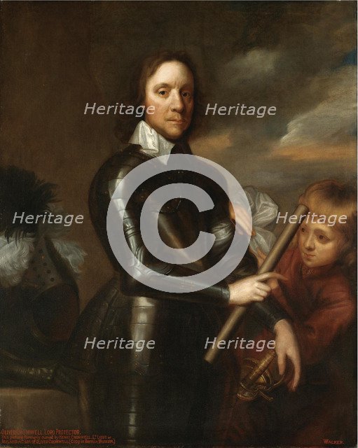 Portrait of Oliver Cromwell (1599-1658). Artist: Walker, Robert (1599–1658)