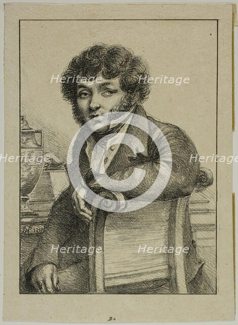 Portrait of Brunet, Printer, 1817. Creator: Vivant Denon.