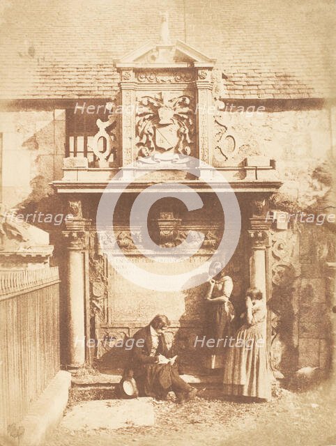 Edinburgh. Greyfriars' Churchyard, 1843-47. Creators: David Octavius Hill, Robert Adamson, Hill & Adamson.