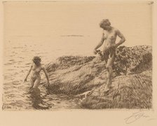 Seaward Skerries, 1913. Creator: Anders Leonard Zorn.