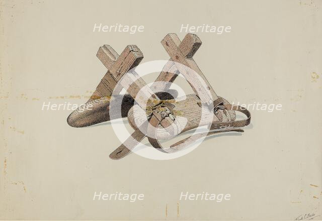 Pack Saddle, 1935/1942. Creator: Frank C. Barks.