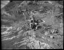 The new Annie Lowther Pit and environs at Hodbarrow Iron Ore Mines, Millom, Cumbria, c1930s. Creator: Arthur William Hobart.