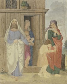 Hagar's Expulsion, c1835. Creator: Philipp Veit.