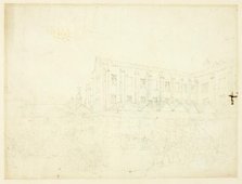 Study for Leaden Hall Market, from Microcosm of London, c. 1809. Creator: Augustus Charles Pugin.